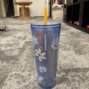 Starbucks Spring 2024 - Mother's Day - Baby Blue Magnolia Cold Cup 24 OZ